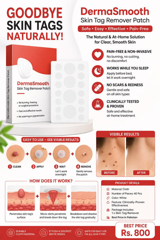 DermaSmooth™ Skin Tag Remover Patches